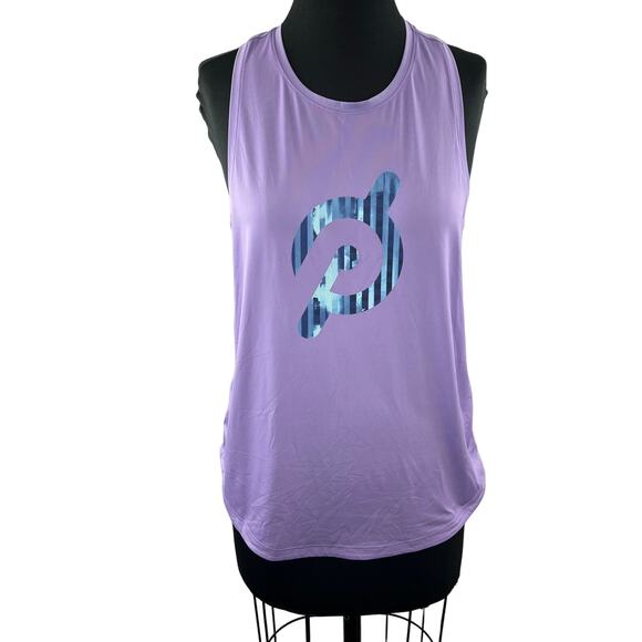PELOTON Purple Tank Top Racerback Crew Neck Performance Pullover Size M Medium - Picture 2 of 8